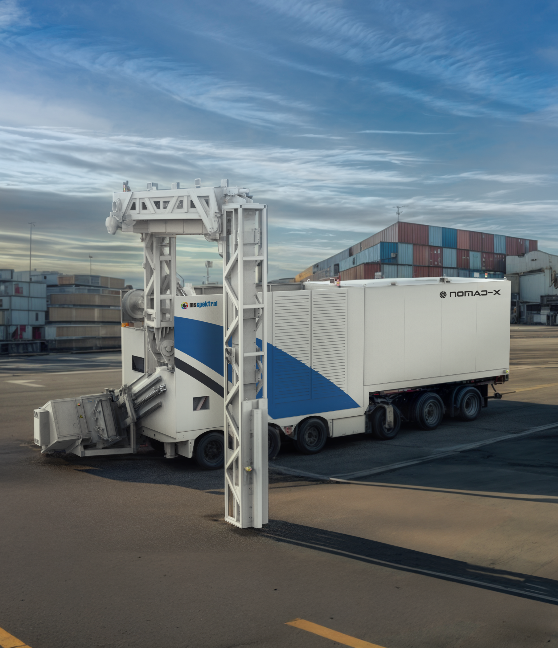 Mobile X-Ray Vehicle Container Scanning System